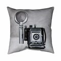 Begin Home Decor 26 x 26 in. Antique Camera-Double Sided Print Indoor Pillow 5541-2626-MI29